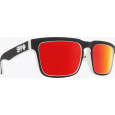 Saulės akiniai SPY HELM whitewall/gray green/red